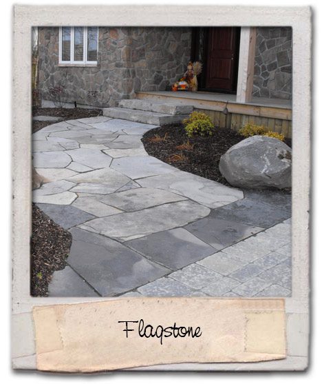 Flagstone Walkway in Muskoka, Ontario