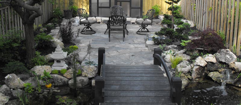 Stone Landscaping in Muskoka, Ontario