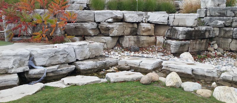 Landscaping Rocks in Muskoka, Ontario