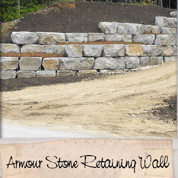 Retaining Wall in Muskoka, Ontario