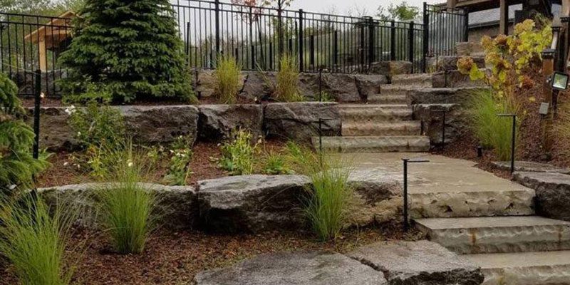 a retaining wall is a great way to help your property look finished
